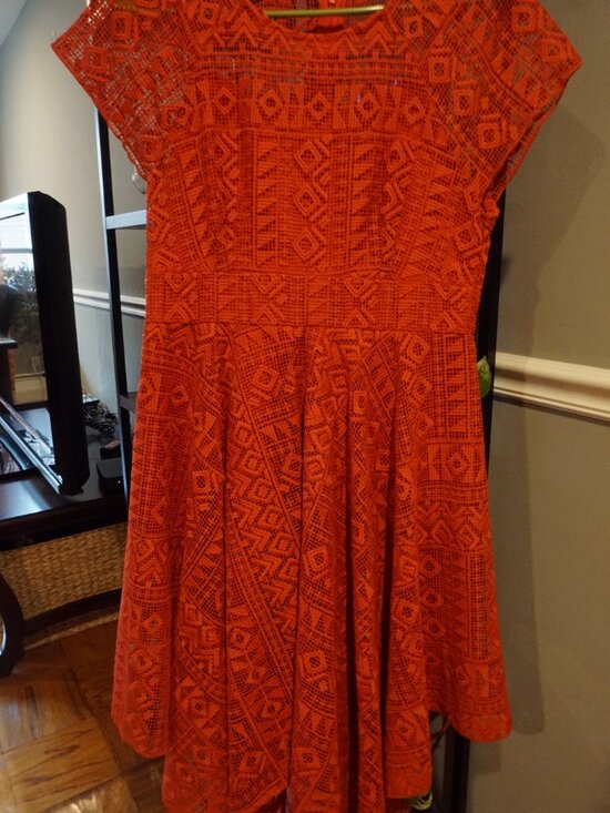 Maeve Dresses & Skirts - Maeve Orange Lace Dress